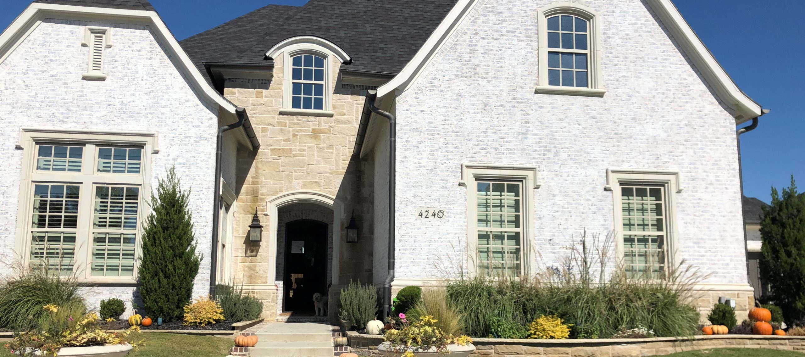 Brick Whitewashing, Brick Paint - Frisco TX Area (Plano, McKinney, Prosper, Allen - Dallas Metroplex)